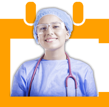 Klinik randevu uygulaması. Kadın koşu yapıyor.